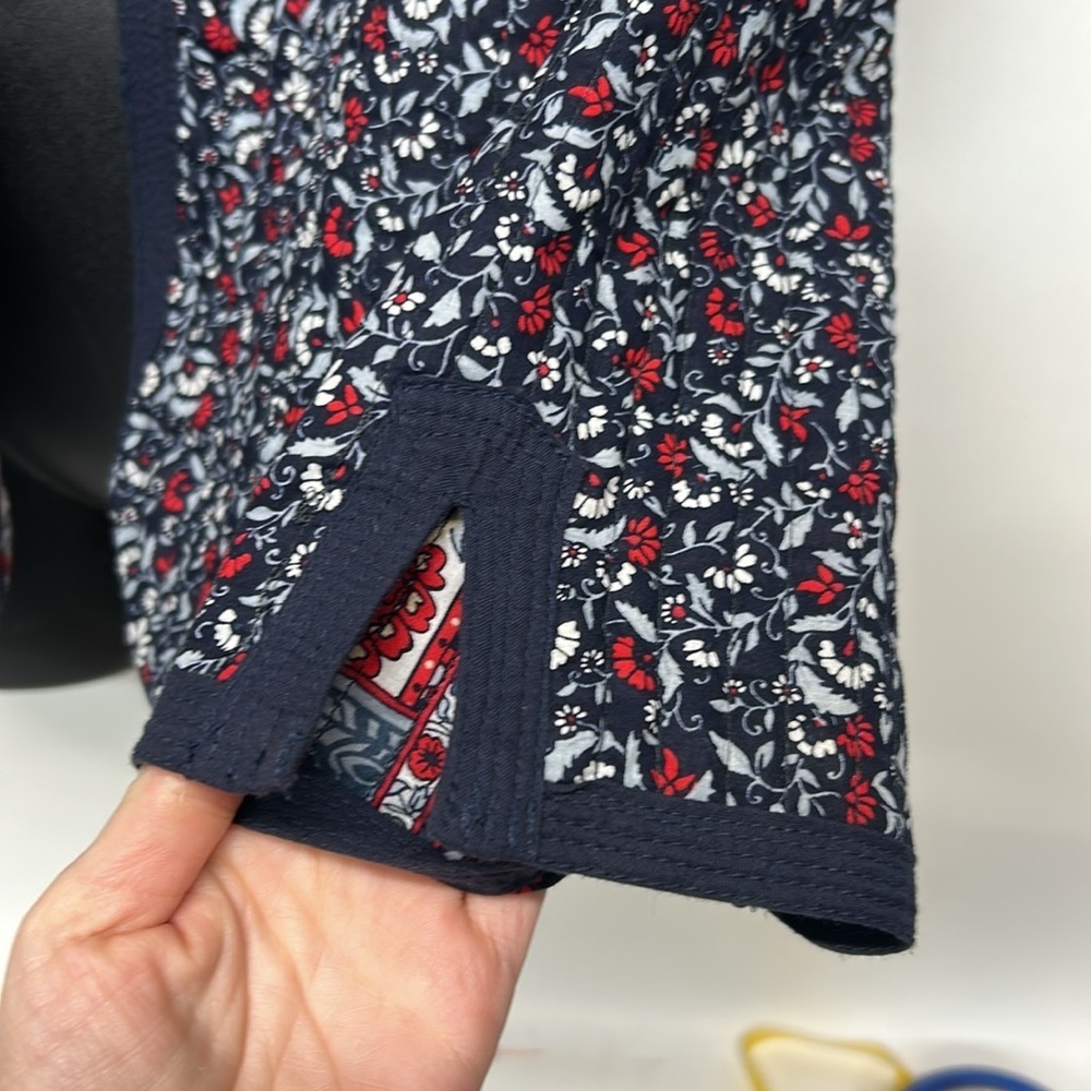 Women's Multicolor Patterned Jacket Size Large Re… - image 6